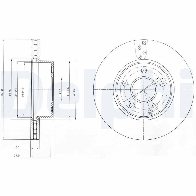 DELPHI BG4227C | Disk On 08-C-Seri (C180) | 1 Adet