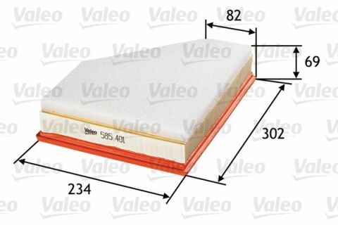 VALEO 585401 | Hava Filtresi (BMW N47 E87-90)