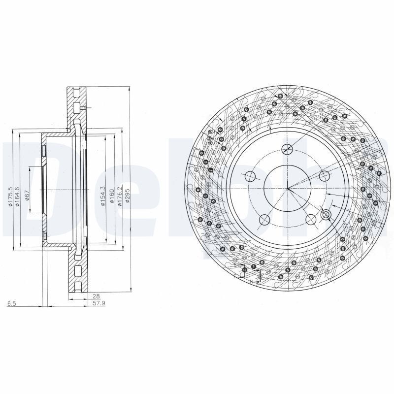 DELPHI BG4142C | Disk On 07-C-Seri 180-200 Kaplamalı | 1 Adet