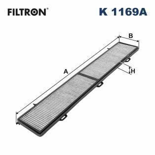 FILTRON K1169A | Polen Filtresi 06-BMW.1-Seri + Ca (Filtre, kabin havası)