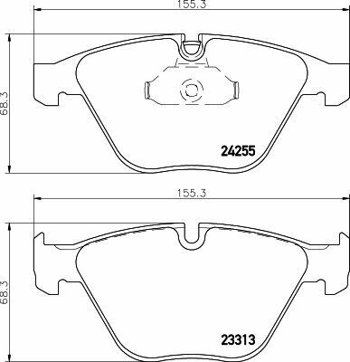 HELLA PAGİD 8DB355013-931 | Fren Balatası (BMW E90-E91-E92-E93 On)