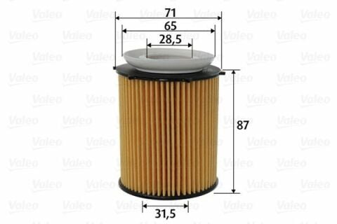 VALEO 586618 | Yağ Filtresi (Mercedes 270 / 274 176 / 246 / 204Cgı / 212 / CLA C117)