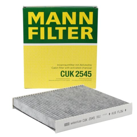 MANN CUK2545 | Seat İbiza 2011-2015 Model Arası Karbonlu Polen Filtresi