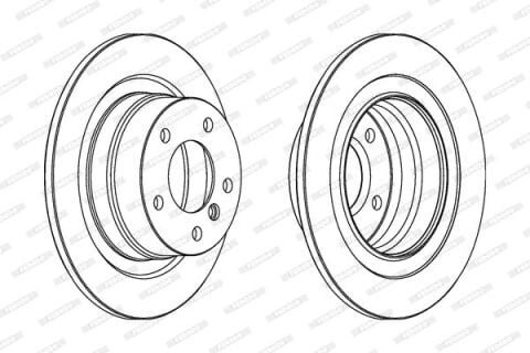FERODO DDF1230C | Fren Diski Arka BMW E81 E87 E90 ADET FİYATI