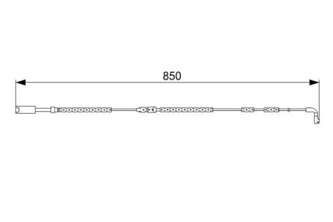 BOSCH 1987473030 | Fren Balata Kablosu On 06-3-Seri (E90-E91) X1 (E84)