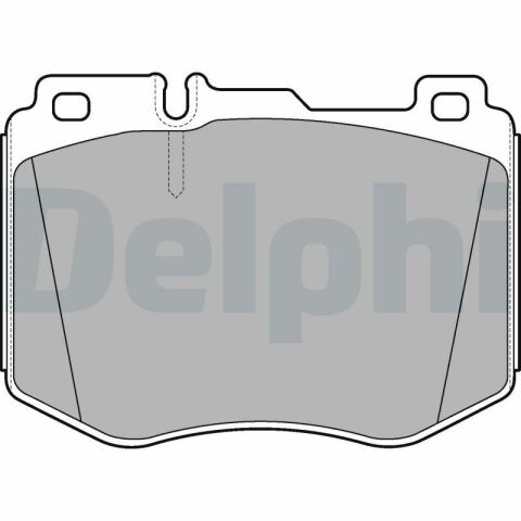 DELPHI LP3172 | Fren Balata Ön 14 > C-Seri (W205) E-Seri (W213)