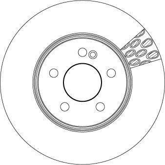 TRW DF6641S | Disk On (Ad) 14-C-Seri (W205-S205)-E-Seri (W213-S213) Kaplamalı (Kutu Fıyat Tek) | 2 Adet