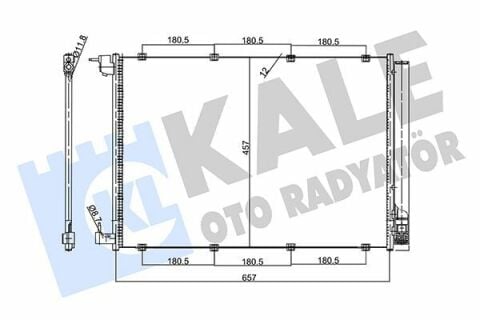 KALE 357735 | Klima Radyatörü (Kondenser) 15-C-Seri (W205-S205)-E-Seri (W213-S213)