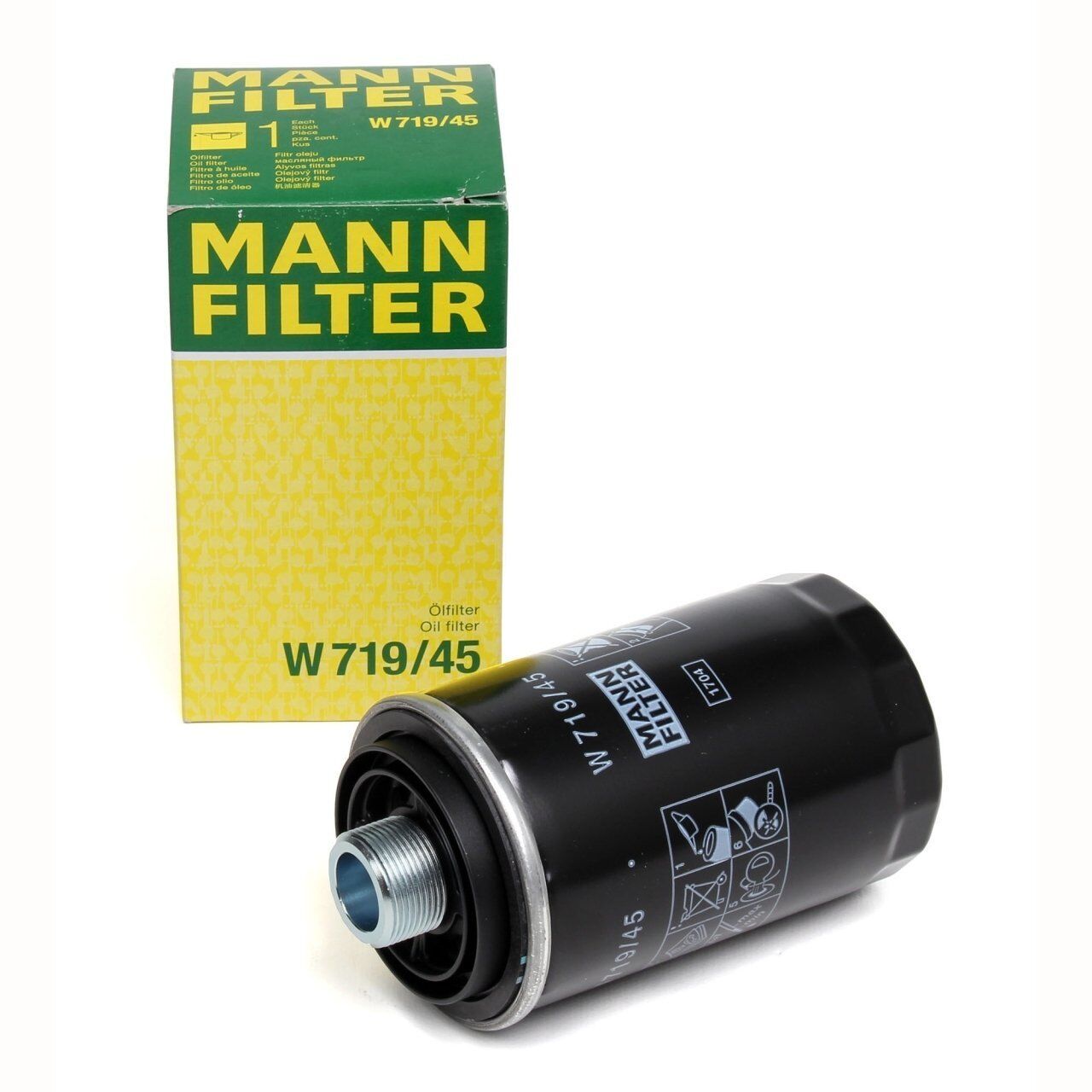 MANN W719-45 | Audi A5 1.8 TFSI Yağ Filtresi