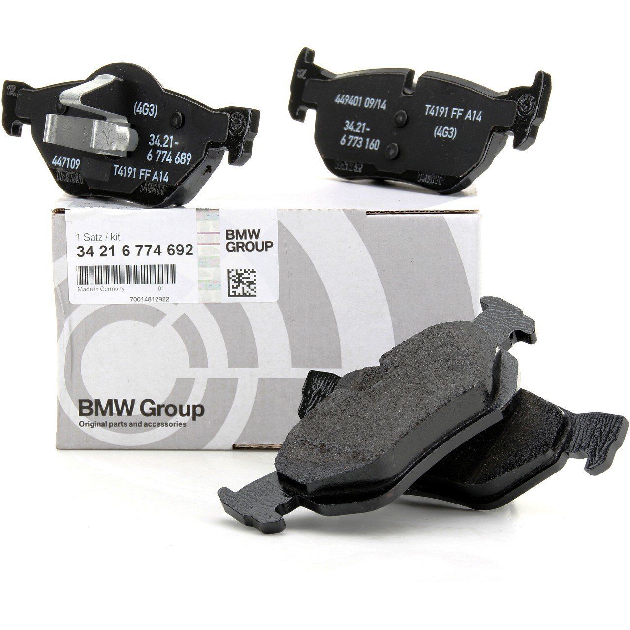 BMW 34216774692 | 3 Serisi E90 Kasa 320d-320i Arka Fren Balata Takımı Orjinal