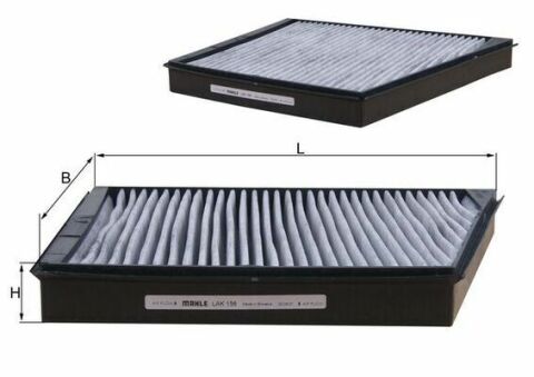 MAHLE LAK156 | Polen Filtresi 04-11 E-Seri (W211-S211) + Ca