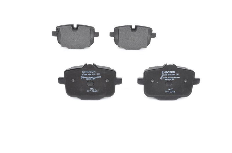 BOSCH 0986494759 | Fren Balata Arka 12-BMW 5S-F10-F11