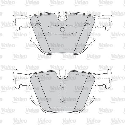 VALEO 670885 | Fren Balata Arka 05-3-Seri (E90-E91-E92-E93)