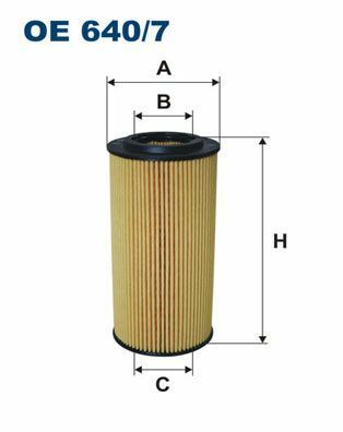 FILTRON OE640-7 | Yağ Filtresi 00-E-Seri (W210-W211)