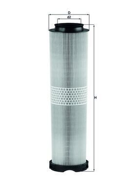 MAHLE LX816-4 | Hava Filtresi (Mercedes Om646 W211 E200-E220 CDI)