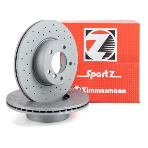 ZİMMERMAN 150.2900.52 | Bmw E90 Kasa 320d 184 HP Delikli Tip Ön Fren Disk Takımı n Marka