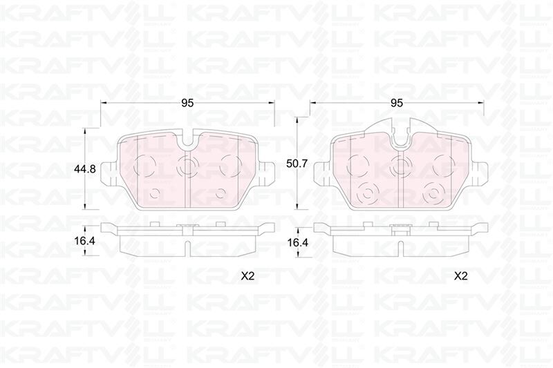 FTE 9005033 | Arka Fren Balatası BMW E90 E87