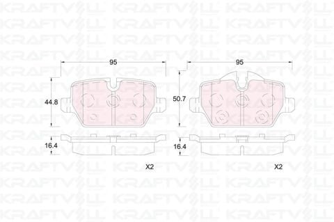 FTE 9005033 | Arka Fren Balatası BMW E90 E87
