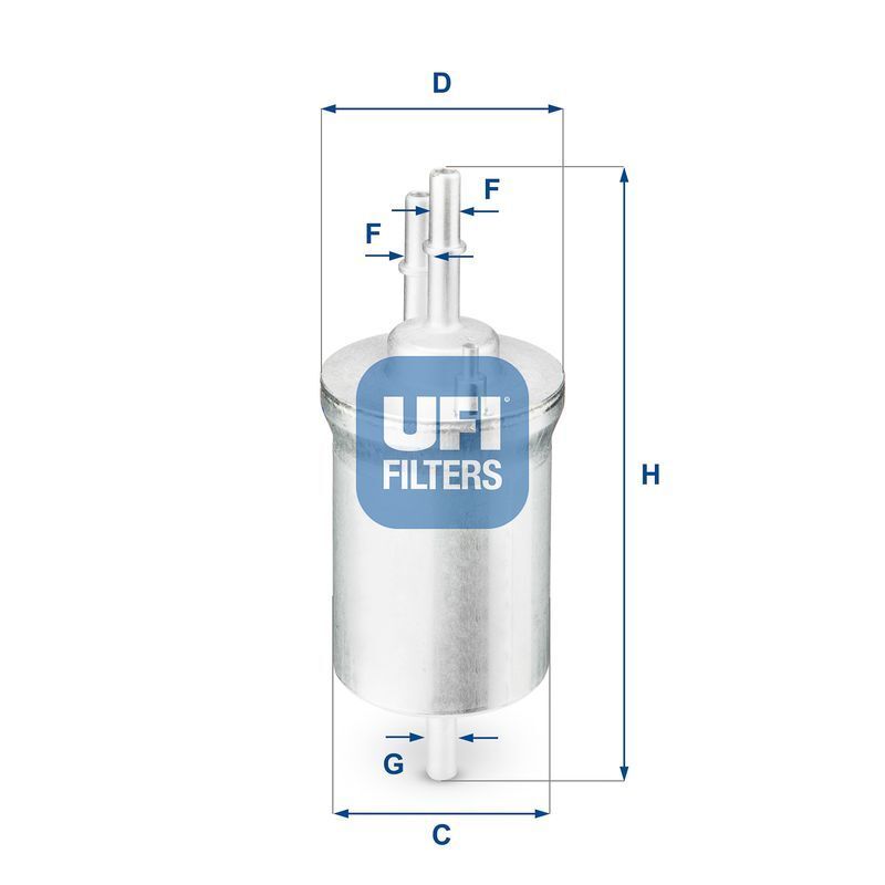 UFI 31.840.00 | Benzin Filtresi 04-Golf.IV.V-Jetta 1.4-1.6-2.0Fsi 6.4 Bar**Oe**