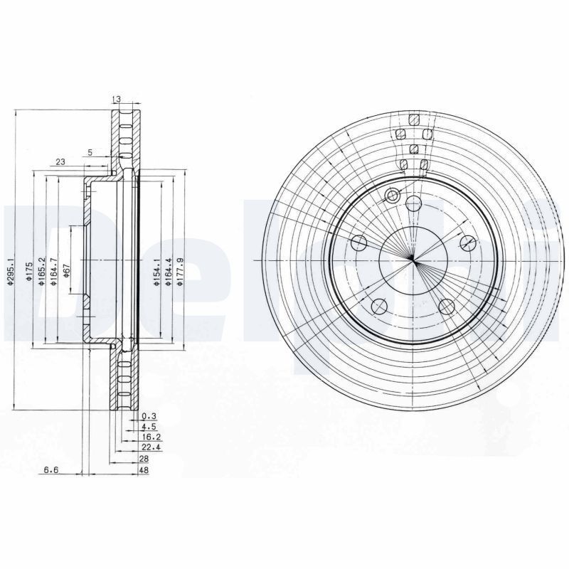 DELPHI BG3755C | Disk On 02-E.S-W211 | 1 Adet