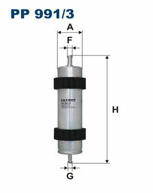 FILTRON PP991-3 | Mazot Filtresi 11-A6-A7 2.0 TDI-3.0Tdi