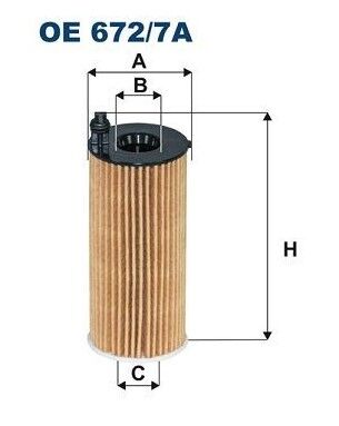 FILTRON OE672-7A | Yağ Filtresi (BMW B37-47-48 / F10-15-20-30-G20-30)