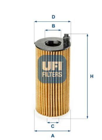 UFI 25.188.00 | Yağ Filtresi (BMW B37-47-48 / F10-15-20-30-G20-30)