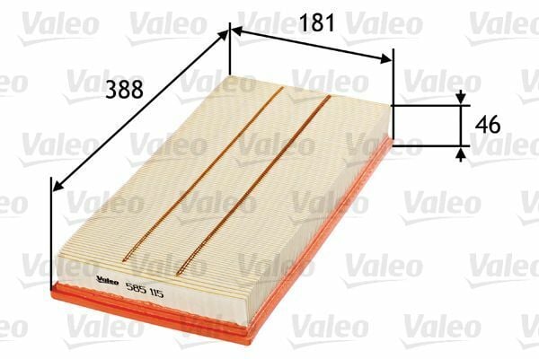 VALEO 585115 | Hava Filtresi W169 04-12 W245 05-11