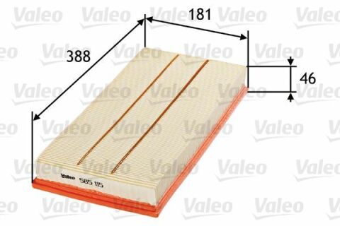 VALEO 585115 | Hava Filtresi W169 04-12 W245 05-11