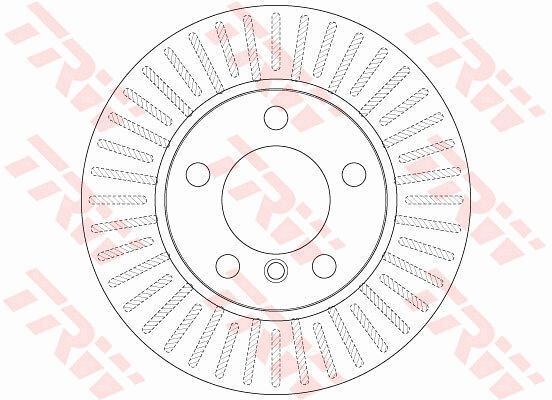 TRW DF6255 | Disk On 05-BMW 1S-E81-E87 | 1 Adet