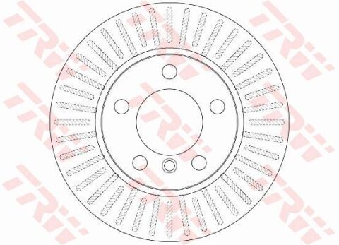 TRW DF6255 | Disk On 05-BMW 1S-E81-E87 | 1 Adet