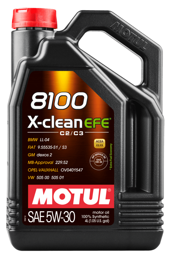 Motul 8100 X-Clean Efe 5W-30 4 Lt Motor Yağı