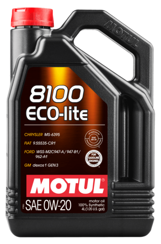 Motul 8100 Eco-Lıte 0W-20 4 Lt Motor Yağı