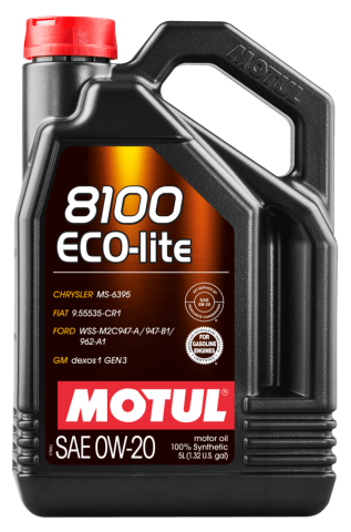 Motul 8100 Eco-Lıte 0W-20 5 Lt Motor Yağı