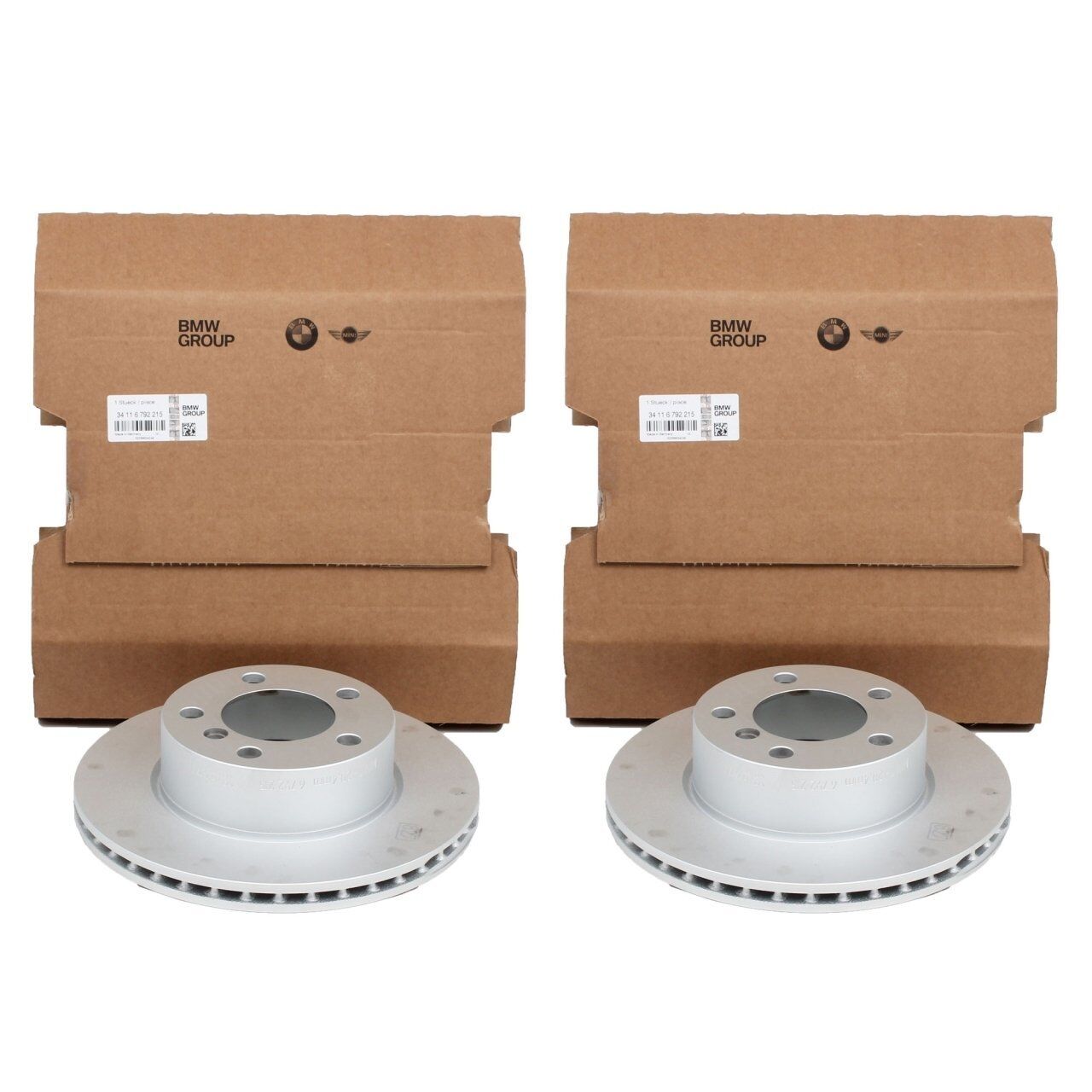 BMW 34116792215 | 1 Serisi F20 Kasa 116d Ön Fren Disk Takımı Orijinal (34116792215)