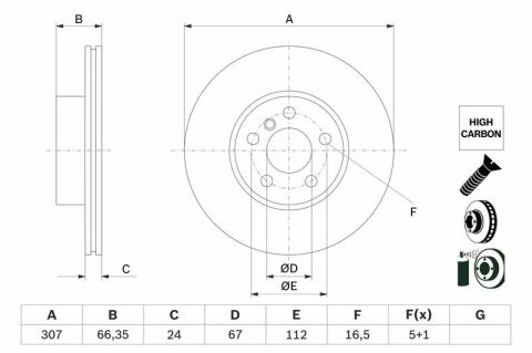 BOSCH 0986479H33 | Disk On (Ad) 18-3-Seri (G20-G21) | 1 Adet