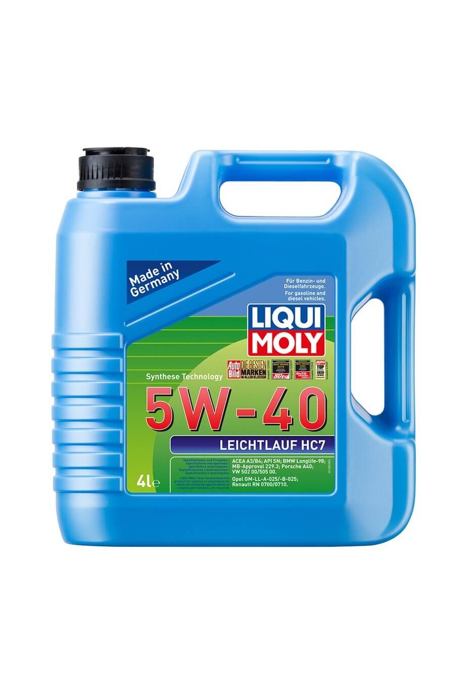Liqui Moly 5W40 Motor Yağı Sentetik Leıchtlauf Hc7 4 Lt (1382)