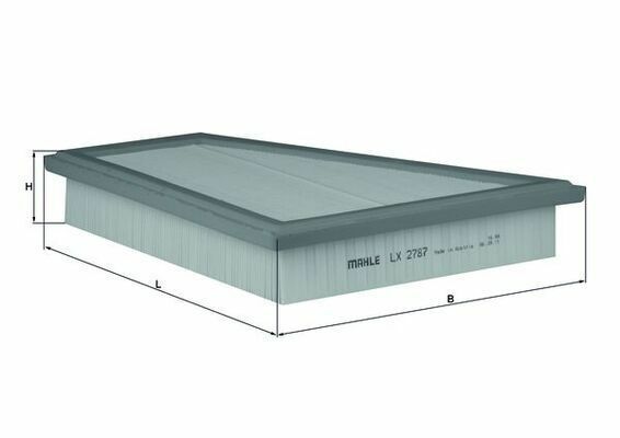 MAHLE LX2787 | Hava Filtresi 12-5-Seri (F10-F11-F18)