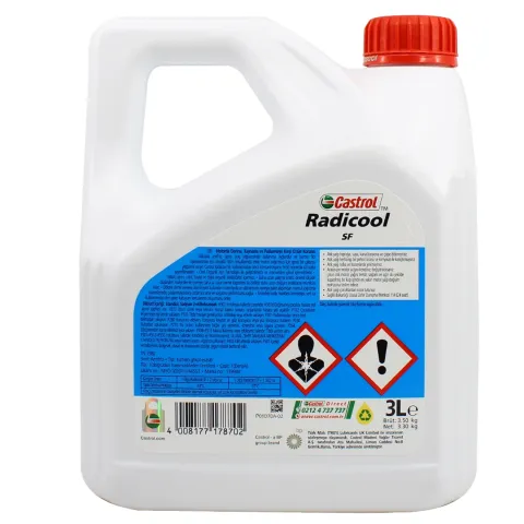 Castrol Radicool Sf Konsantre Antifriz 3 Lt Kırmızı Antifriz