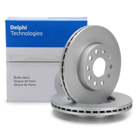 DELPHI BG4701C | Volkswagen Golf 7 Ön Fren Disk Takımı