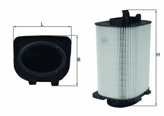MAHLE LX3775 | Hava Filtresi 09-C-Seri (W204-W205) E-Seri (W212-W213)