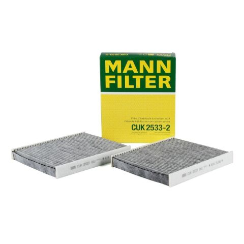 MANN CUK2533-2 | Bmw 5 Seri F10 Kasa Karbonlu Klima Polen Filtresi Çiftli