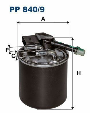 FILTRON PP840-9 | Mazot Filtresi 09-C-Seri (W204-W205-S204-S205) E-Seri (W212-S212)