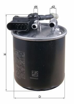 MAHLE KL913 | Mazot Filtresi 09-C-Seri (W204-W205-S204-S205) E-Seri (W212-S212)