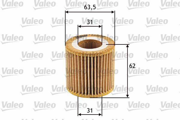 VALEO 586536 | Yağ Filtresi Polo 02-09 Fox 05-Touran / Cordoba 02-Toledo 02-Ibiza IV V 02-/ Fabia 02-09