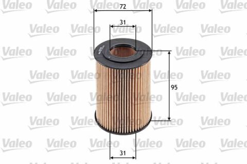 VALEO 586548 | Yağ Filtresi W203 05-07 W204 07-14 C219 05-10 C218 11-14 W211 05-08 W212 09-15