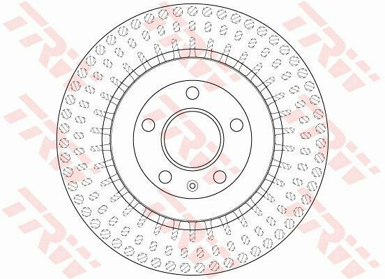 TRW DF6175S | Disk Arka (Ad) 08-Aı.A4-A5-A6-Q5-Q7 Kaplamalı (Kutu Fıyat Tek) | 2 Adet