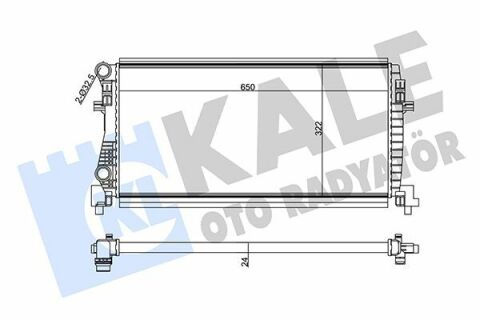 KALE 355555 | Radyatör 14-Golf.VII-A3 1.2Tsi *Cjza