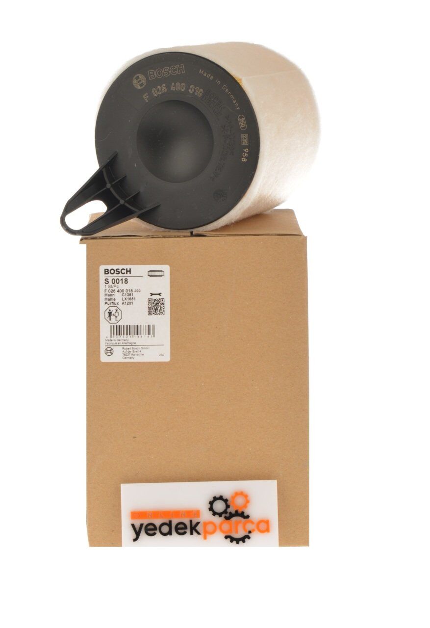 BOSCH F026400018 | Bmw 3 Serisi E92 Kasa 320i Hava Filtresi