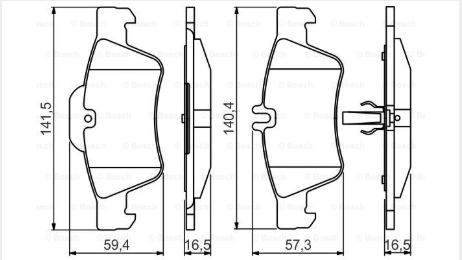 BOSCH 0986495248 | Mercedes W212 Kasa E250 Arka Fren Balata Takımı